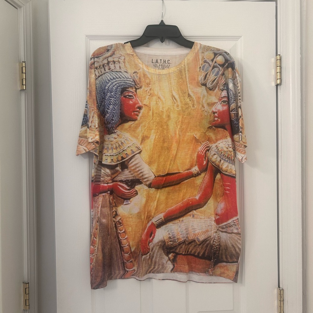 Vintage Lathc Multicolor Graphic Men's Shirt